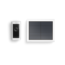 Blanco:Cámara exterior Pro solar (Stick Up Cam Pro)