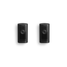 Negro:2-Pack Cámara exterior Pro con batería (Stick Up Cam Pro)