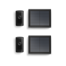 Negro:2-Pack Cámara exterior Pro solar (Stick Up Cam Pro)