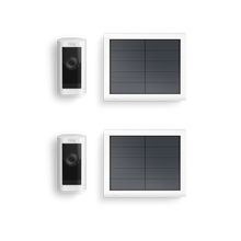 Blanco:2-Pack Cámara exterior Pro solar (Stick Up Cam Pro)