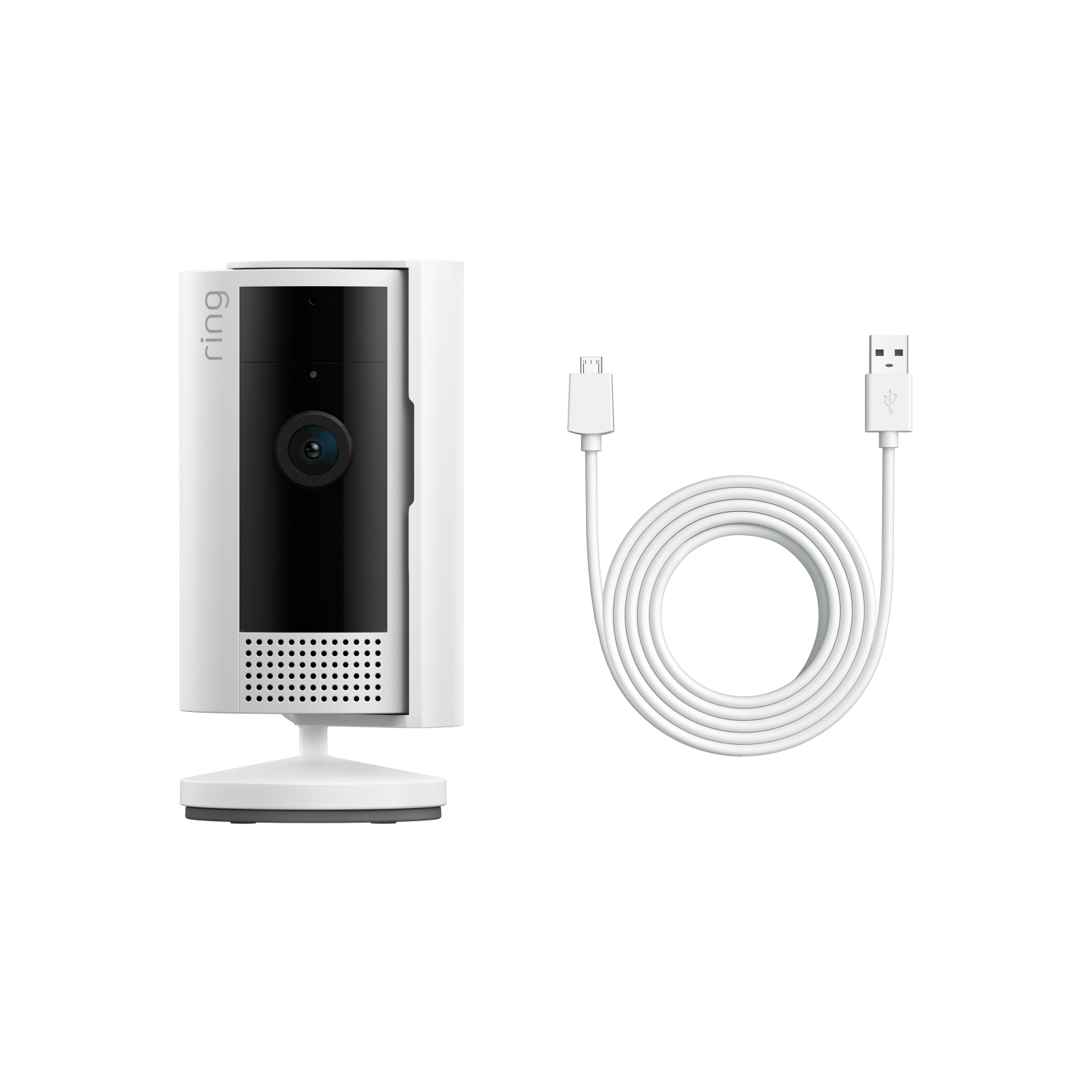Blanco:Indoor Camera 2.ª gen. + Cable de alimentación USB-A a micro-USB de 3 m