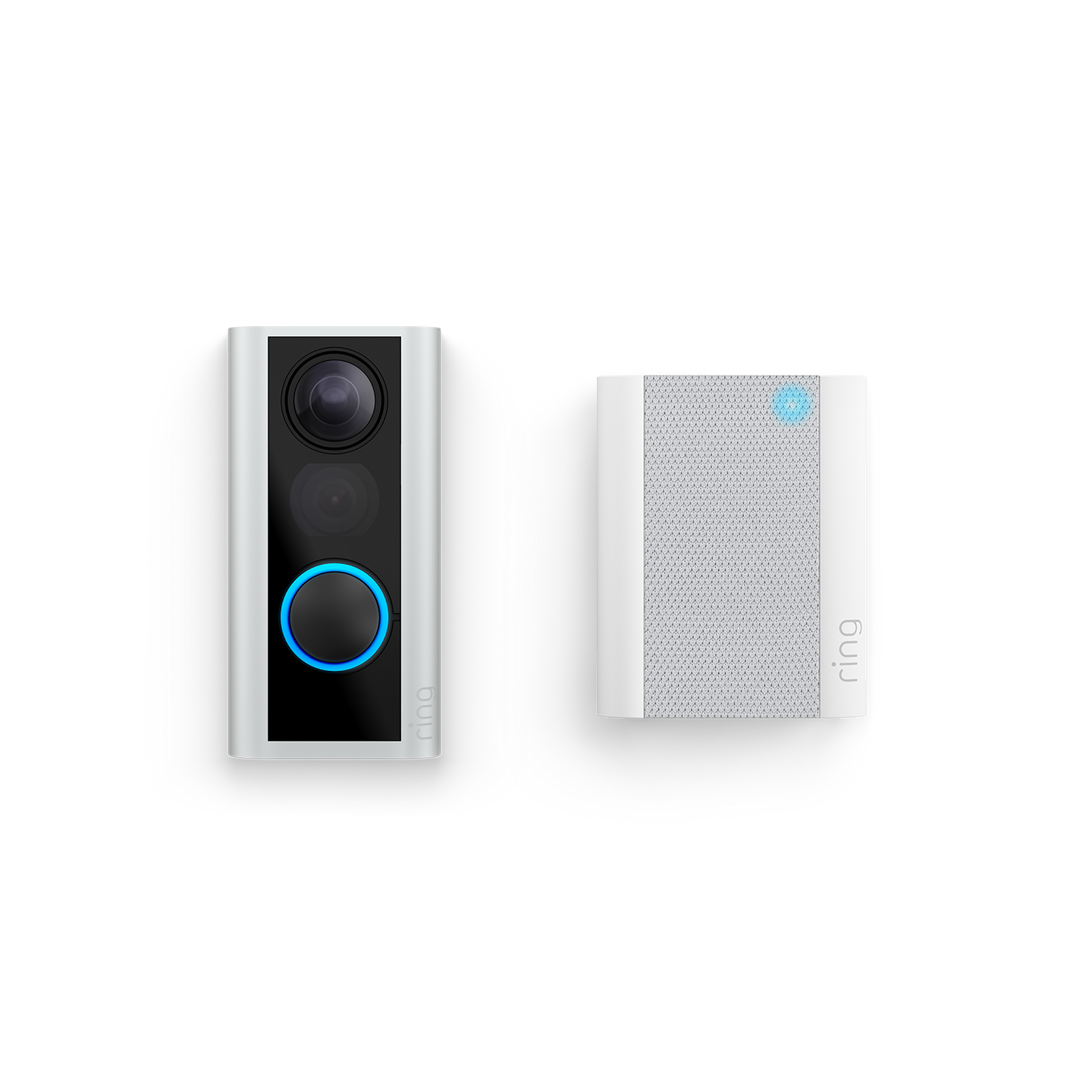 Níquel satinado:Mirilla Digital Ring (54-75mm) + Chime (Door View Cam + Chime (2.ª generación))