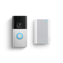 Níquel satinado:Videotimbre Pro con batería + Chime Pro (Battery Video Doorbell Pro + Chime Pro)