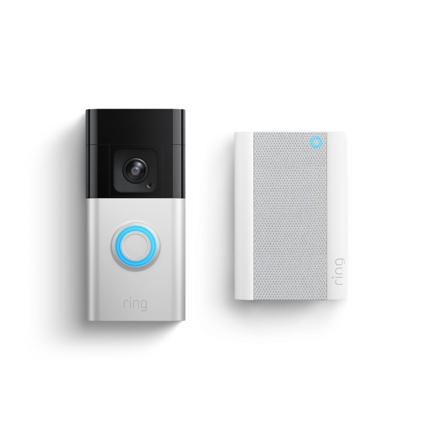 Níquel satinado:Videotimbre Pro con batería + Chime Pro (Battery Video Doorbell Pro + Chime Pro)