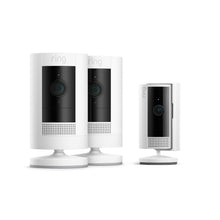 Blanco:2-Pack Cámara exterior con batería + Indoor Camera (2.ª gen.) (Stick Up Cam + Indoor Camera)