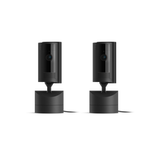 Negro:2-Pack Cámara interior orientable (Pan-Tilt Indoor Camera)