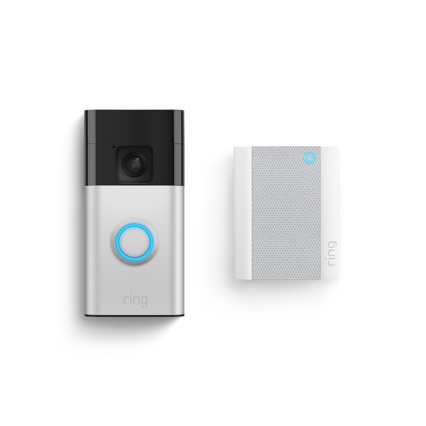 Níquel satinado:Videotimbre con batería + Chime (2.ª generación)