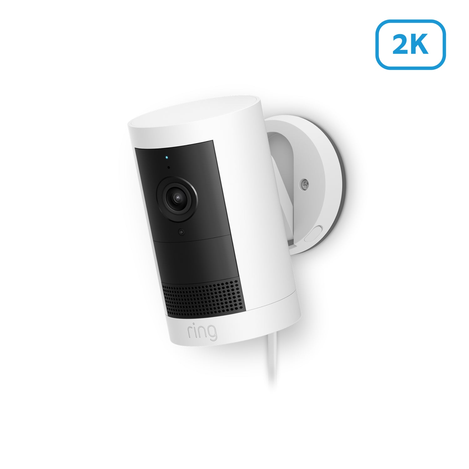 Blanco:Cámara exterior Plus con enchufe (Outdoor Camera Plus)