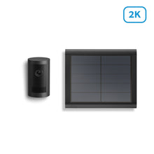 Negro:Cámara exterior Plus solar (Outdoor Camera Plus)