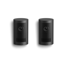 Negro:Pack de 2 cámaras exteriores Plus con batería (Outdoor Camera Plus)