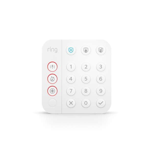 Explicación de las luces y los botones del teclado de Ring Alarm (2.ª  generación) – Ring Help